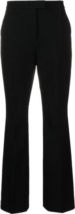 Calvin Klein bootcut tailored trousers - women - Polyester/Spandex/Elastane/Wool - 10 - Black