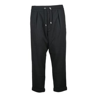 Balmain Tuta in panno - - Trousers - Uomo - Nero - L