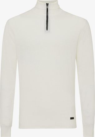 Genti Half zip off-white