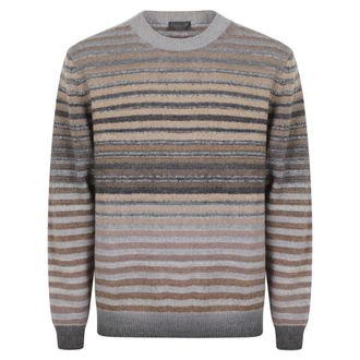 Dondup Jersey de cuello redondo de corte regular - Knitwear - Hombre - Multicolor - XL