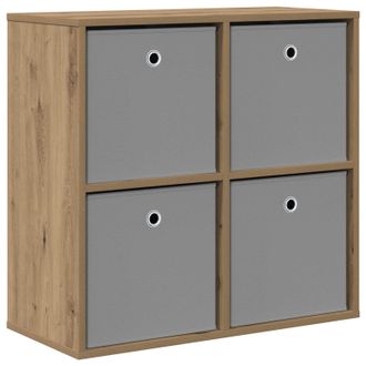 vidaXL Aparador Con Caj&oacute;n Roble Artesanal 68,5 X 32 X 67 Cm Vidaxl
