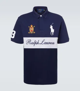 Polo Ralph Lauren Logo embroidered cotton piqu&eacute; polo shirt