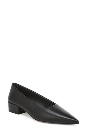 Franco Sarto Boa Pointed Toe Pump in Black at Nordstrom, Size 7.5