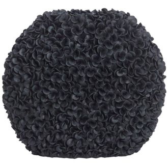 Light & Living Light&living - Vaso Phylia De Pl&aacute;stico Mate Negro - 52x23x46,5 Cm