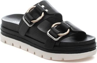 J/Slides Womens Baha Sandals In Black