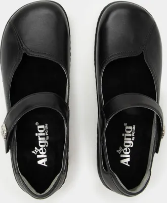 Alegria Womens Onika Leather Mary Jane Shoes In Black