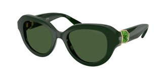 Swarovski SK6037 102671 Womens Sunglasses Green Size 50