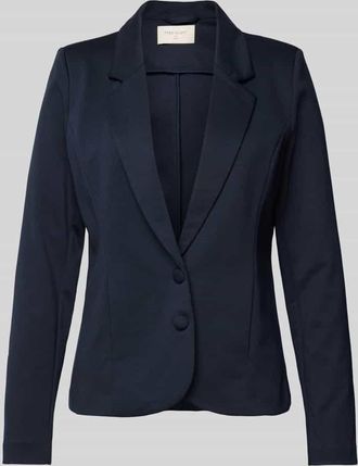 Freequent Blazer mit 2-Knopf-Leiste und Viskose-Anteil Modell NANNI in Marine, Größe XXL