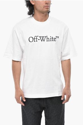 Off-white Cotton Crewneck T-Shirt BIG BOOKISH size Xl