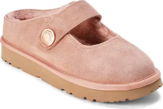 Dearfoams Fireside Coin Maryjane Slippers in Dusty Pink at Nordstrom, Size 11