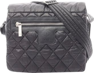 Chanel 2013-2014 Small Nylon Coco Cocoon Flap crossbody bag - Nero