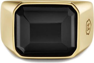 Nialaya Anello con sigillo - Oro