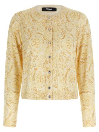 Versace Yellow Barocco 92 Cardigan