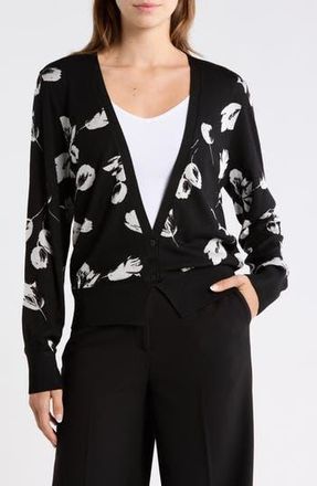 BOSS Fuldie Wool Blend Cardigan in Open Misc at Nordstrom Rack, Size X-Small
