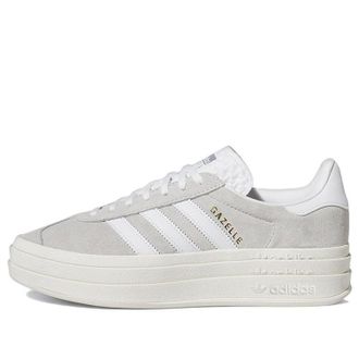adidas (WMNS) adidas Gazelle Bold Grey White HQ6893