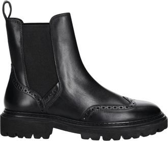 GANT Ivyhill Enkellaars - Dames - Chelseaboots - Zwart - 37 EU - Leer - Schoenen