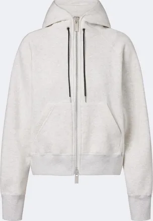sacai Cotton jersey hoodie