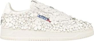 Autry Medalist Low Blooming - Dames - Sneakers - Wit - 36 EU - Katoen - Schoenen