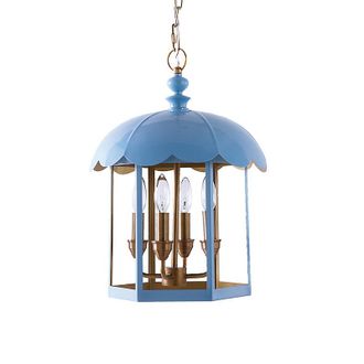 Ballard Designs Nan 4-Light Pendant - Blue - Ballard Designs