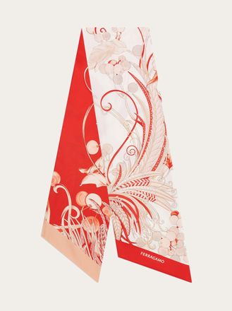 Ferragamo Women Animals print bandeau Red