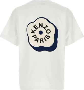 Kenzo Mens White Cotton Oversize T-Shirt Exterior
