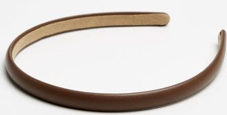 Simons Womens Faux-leather headband