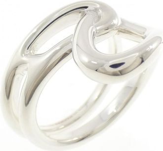 Herm&egrave;s Silver 925 Band Ring (Pre-Owned)