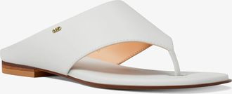 Michael Kors Alster Leather Thong Sandal