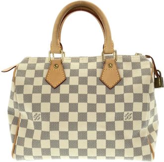 Louis Vuitton Azur Coated Canvas Boston Bag (Pre-Owned)