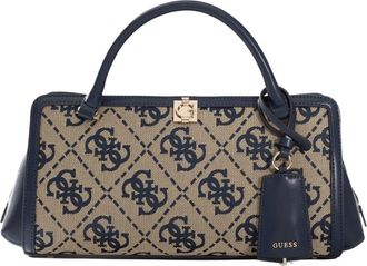 Guess Tassen, Dames, Blauw, ONE Size, Polyester, Audrey Petit Monogramme