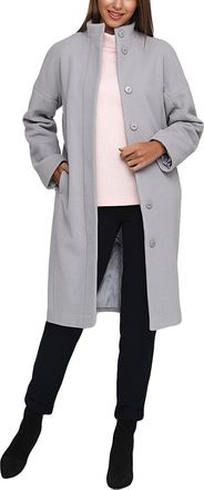 Florens Long Wool & Angora-Blend Coat