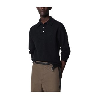 Roberto Collina Truien & Vesten, Heren, Zwart, XL, Polo ML