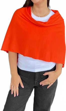 Kerisma Eden Ii Poncho In Flame Orange