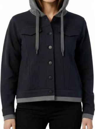 Kinetix Womens Cove Beach Hoodie Jacket In Navy