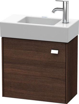 Duravit Mueble Bajo Lavabo Brioso 442x484x239mm Tirador Cromado Apertura Izquierda Casta&ntilde;o. D