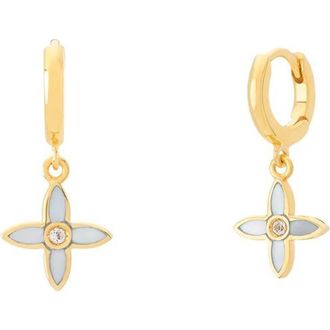 Murkani Desert Flower Huggie in Yellow Gold at Nordstrom
