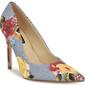 Nine West Fresh Pointed Toe Pump in Medium Blue 421 at Nordstrom Rack, Size 8.5