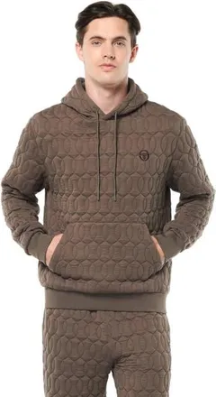Sergio Tacchini Aversa Quilted Hoodie in Morel at Nordstrom, Size Xxx-Large
