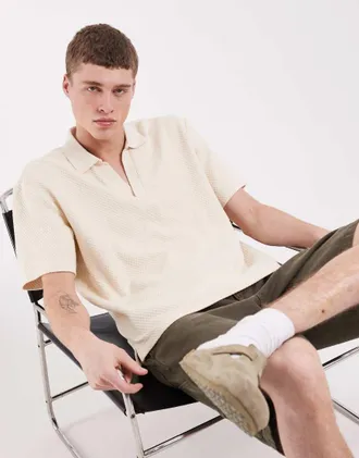 Wrangler Maglione a maniche corte &eacute;cru-Neutro