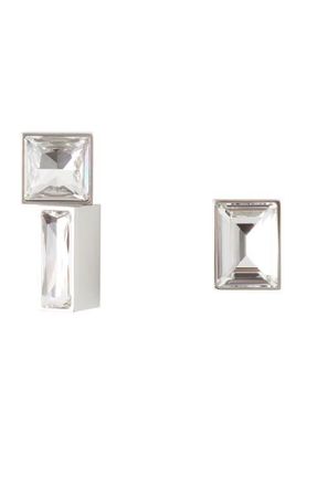 Lanvin Rhythmique Asymmetrical Earrings in Silver at Nordstrom