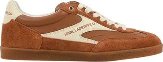 Karl Lagerfeld Kandidate Sneakers - Dames - Sneakers - Bruin - 39 EU - Leer - Schoenen