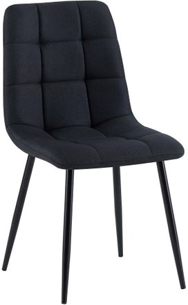 Clp Silla De Comedor Antibes De Tela Negro