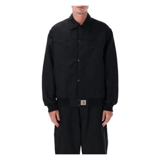 Carhartt Work in Progress Ray Jacket - Heren - Bomber jackets - Zwart - XL - Wol - Jassen