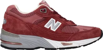 New Balance Sneakers 991v1 Donna Camoscio Rosso/Bordeaux