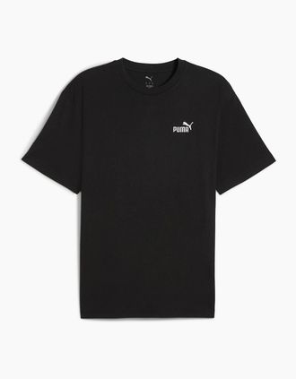 Puma Mens Relaxed Small No.1 Logo T Shirt - Black - Size: 40