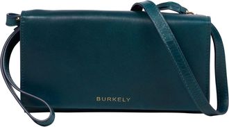 Burkely Fine Florence Leather Mobile Phone Wallet Teal Petrol Blue