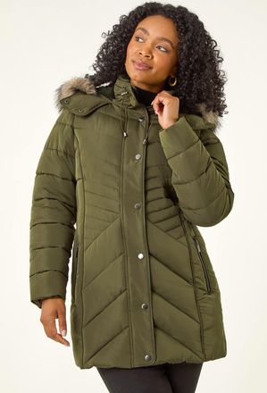 Roman Longline Padded Puffer Coat