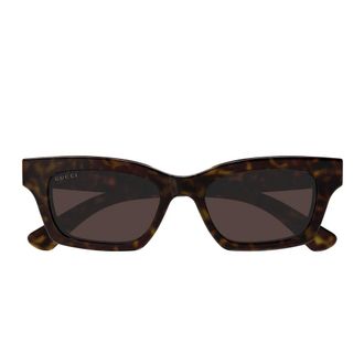 Gucci Sunglasses, female, Brown, Size: 51 MM Sunglasses