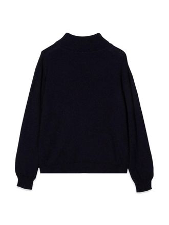 Fay Wool-Cashmere Blend Turtleneck Sweater - Blue