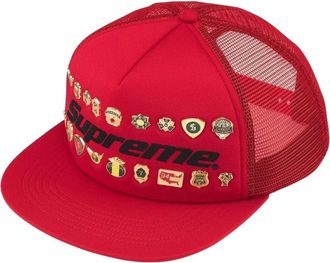 SUPREME SS26 Pins Mesh Back 5-Panel Red SUP-SS26-1017-RED